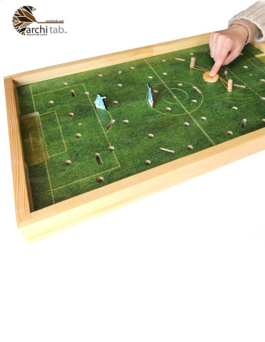 Wooden Football Tactical Game for Kids - Architab Workshop