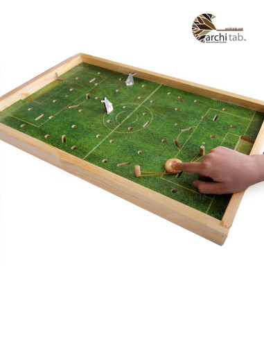 Wooden Football Tactical Game for Kids - Architab Workshop