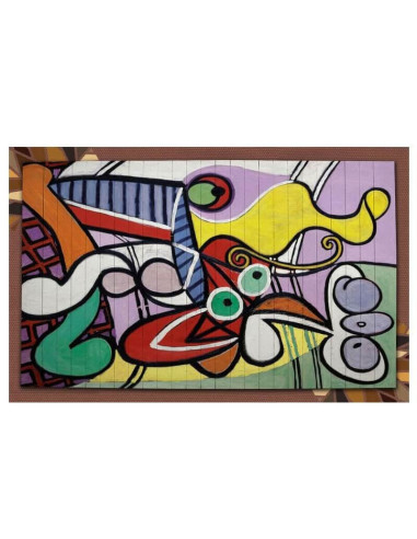 If you like Pablo Picasso works, you must see this sofa table.