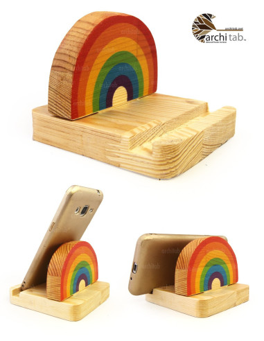 Rainbow Phone / Tablet Stand - Architab Workshop