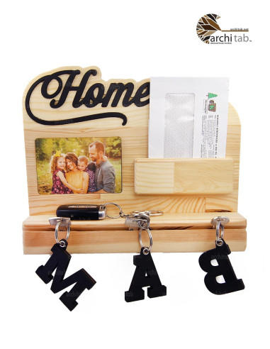 ahşap anahtar askısı