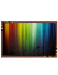 Wooden useful seat tray designed with rainbow colors 2