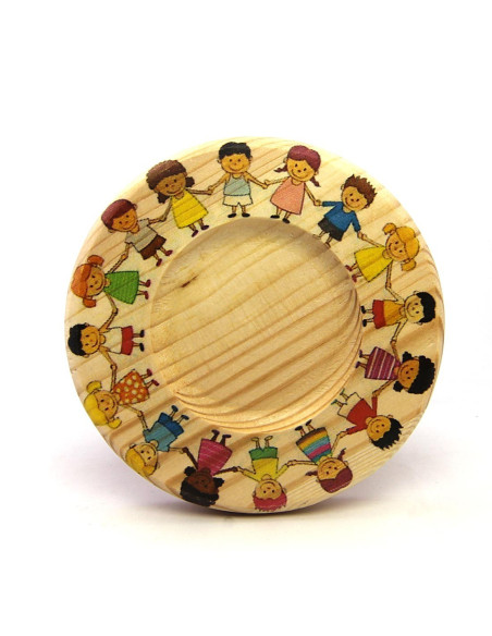 Natural Wooden Tea Serving Plate models- Architab Atölye