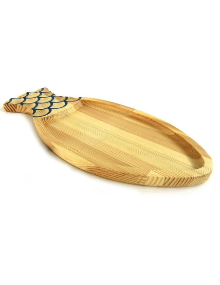 Fish Shaped Wooden Presentation Plate - Architab Workshop
