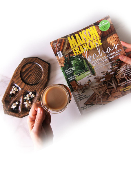 Wooden Plate Design for Catering Tea Presentation / Architab Workshop