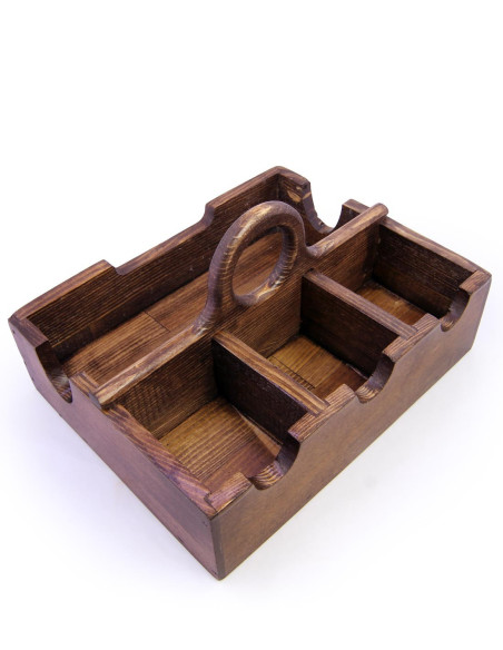 Portable Wooden Case Design Spice Or Pot Tea Box