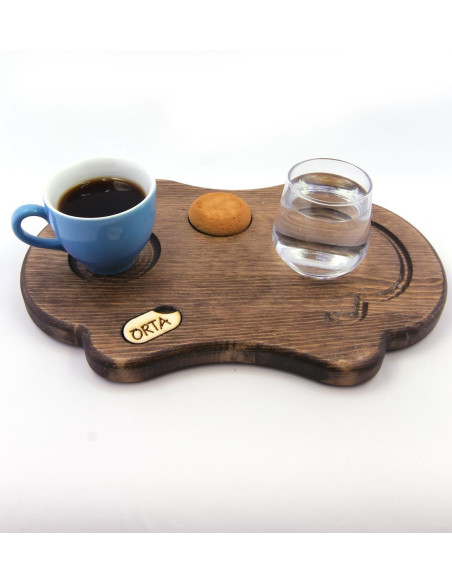 Ottoman Harem Turkish Coffee Wooden Serving Plate - www.architab.net