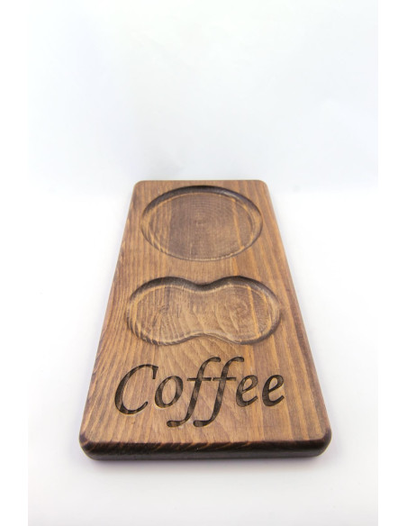 Here are the types of dark aged wooden coffee plates. Architab.Net