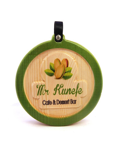 Wooden account boxes that we produce for your logo for cafes and restaurants