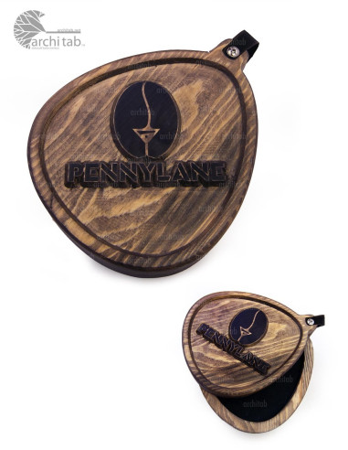Wooden account boxes that we produce for your logo for cafes and restaurants