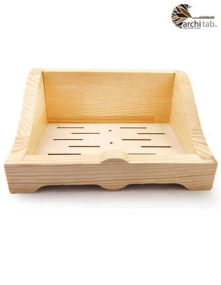 Wooden Basket To Put Your Hotel Amenities - Architab Atölye