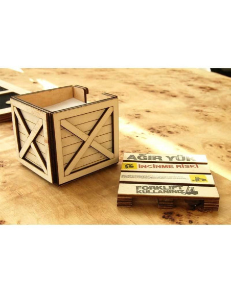 Examine a different design container notepad in memo pad holders