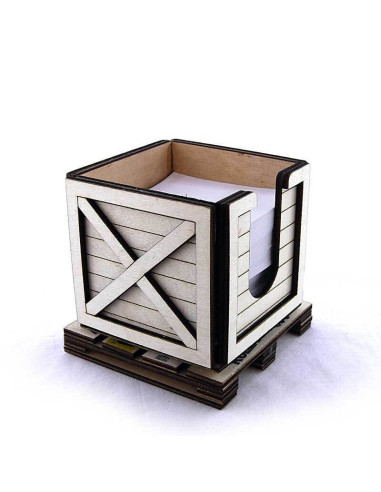 Examine a different design container notepad in memo pad holders