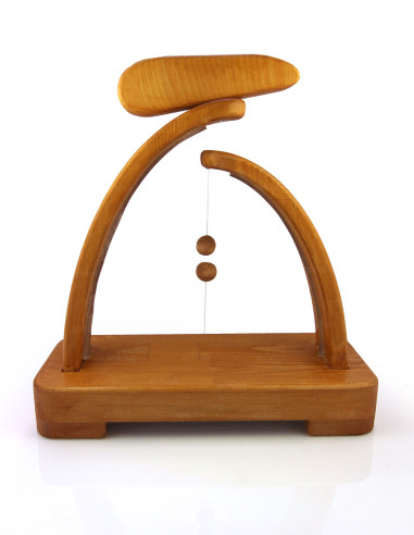 wooden magnetic desk lamp