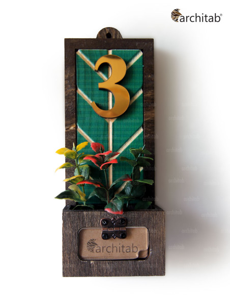 apartment door number