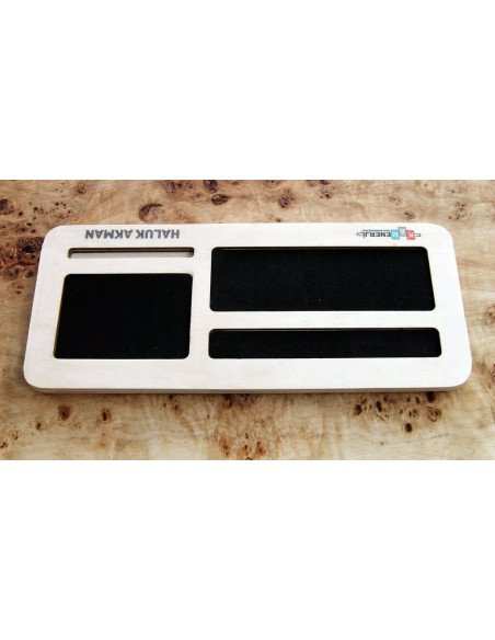 Tidy up everyday life with the desktop wood organizer for offices