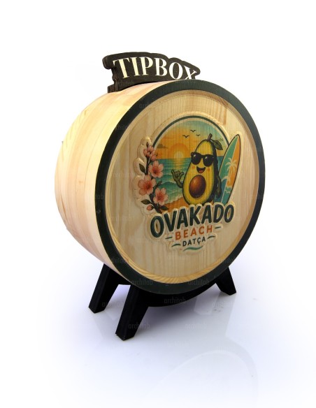 beach tipbox made from wood