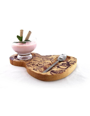 Bambu tatlı tabağı