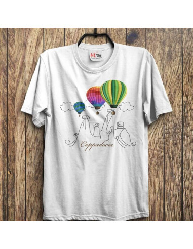 Natural and 3D Cappadocia T-Shirts with Ecological Prints