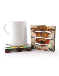 It's a really cool bull and on a mini pallet! You should see this.