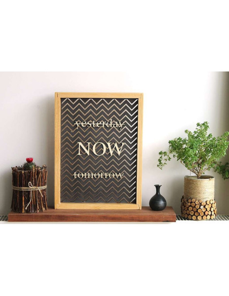 This chart reminds you to take action today and savor the moment.