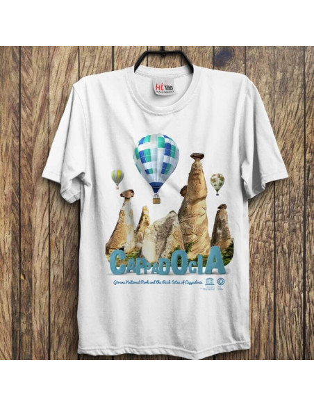 unesco themed cappadocia t-shirt