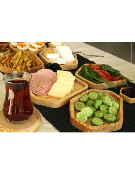 Check out our collection of breakfast wooden crockery Architab.Net