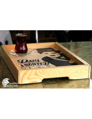 Charlie Chaplin fans love this tray! decorative table tray