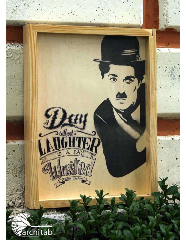 Charlie Chaplin The Kid tablo tepsi