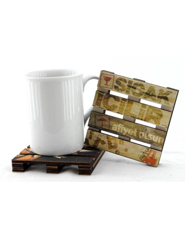 Sıcak desenli mini palet