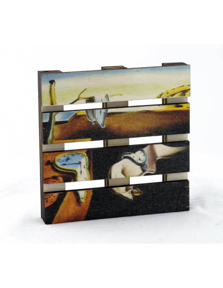 Salvador Dali melting clock design on mini-pallet | Click to Buy