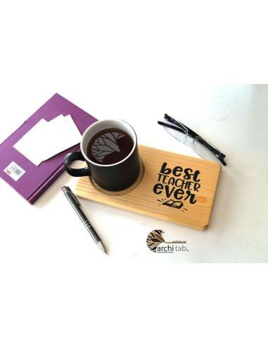 öğretmenler günü farklı hediye ahşap tabak