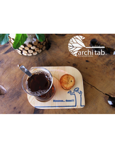 Mr. Curious themed retro wooden tea presentation - Architab.Net