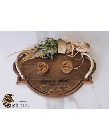 Check out our Engagement and Promise tray models with log and wood names.