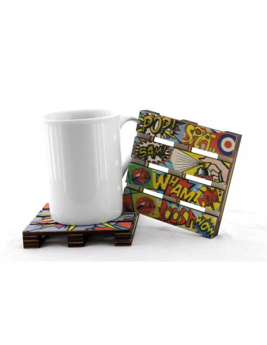 Click for comic book themed tea and coffee sets. | www.architab.net