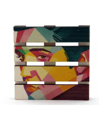 Elvis presley mini palet bardak altlığı