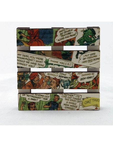Comic book lovers here! You will like our wooden product designs