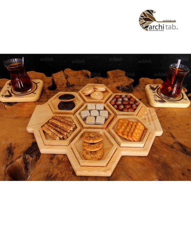 ahşap çerez tabağı