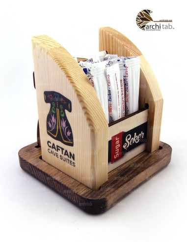 Wooden Stick Sugar Bowl Table Number and Wooden Napkin Holder Click Here