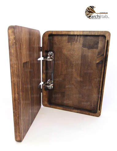 Wooden Menu Board Special Design For Your Logo - Architab Atölye