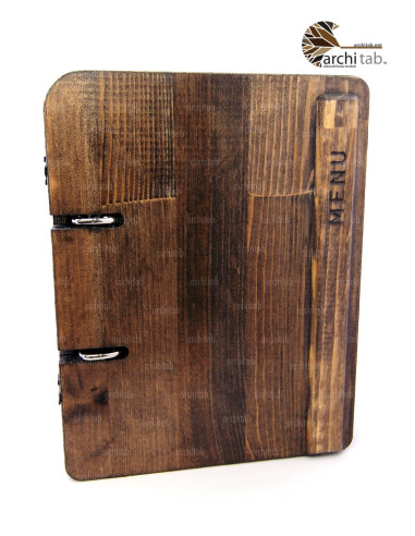 Wooden Menu Board Special Design For Your Logo - Architab Atölye