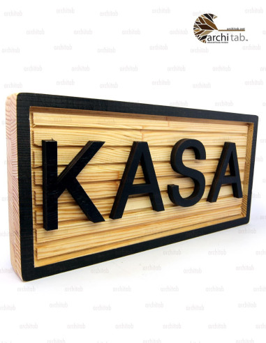 Wooden Cash Lettering Signage