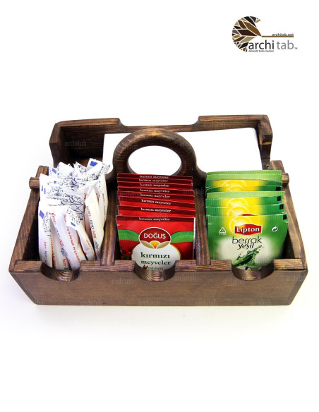 Portable Wooden Case Design Spice Or Pot Tea Box