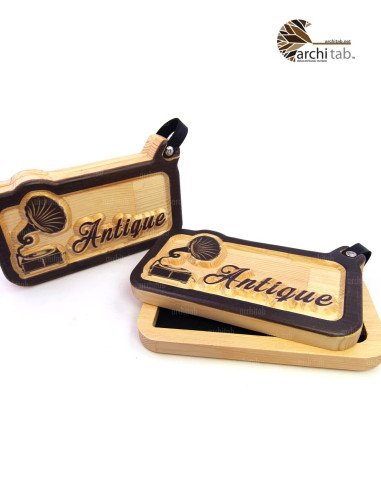 Wooden account boxes that we produce for your logo for cafes and restaurants