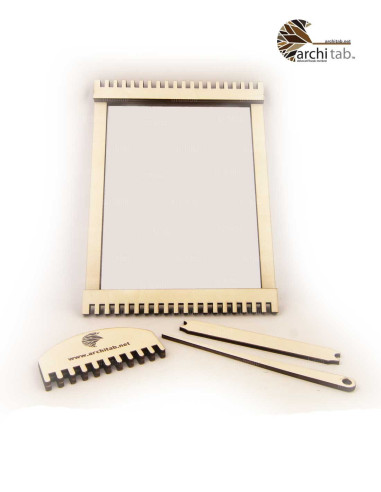 Hobi Amaçlı Mini Dokuma Tezgah Seti - Architab Atölye