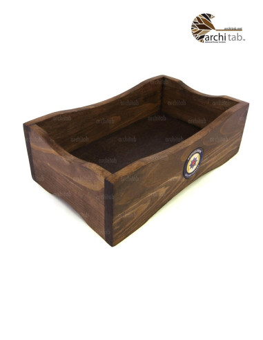Natural Wooden Bread Box for Cafe, Restaurant or Hotels
