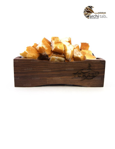Natural Wooden Bread Box for Cafe, Restaurant or Hotels