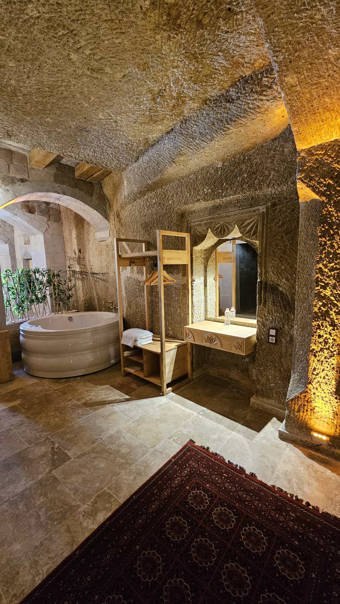 Cappadocia hotel decoration project, cave hotel room installation