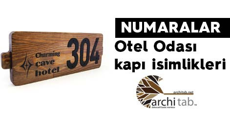 Otel Odası Kapı Numaraları