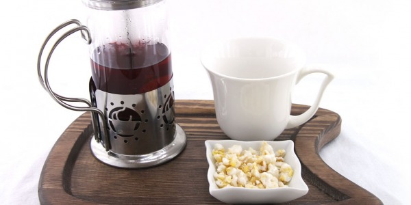 Filtre Çay Ahşap Sunum
